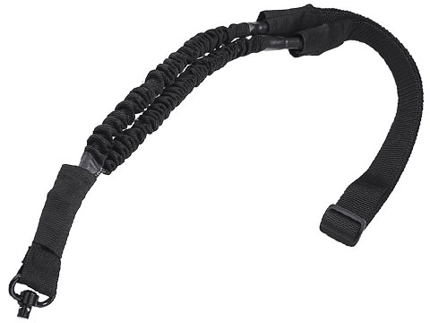 NCStar Single Point Bungee Sling w/ QD Swivel (Color: Black), Tactical ...