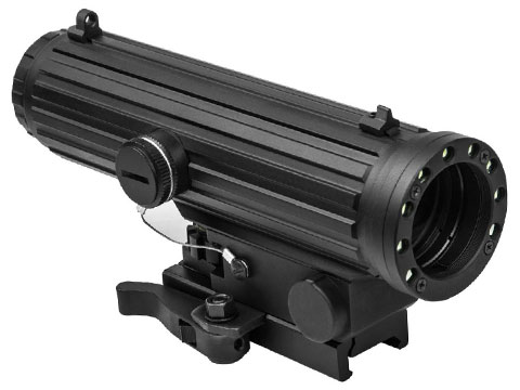 VISM by NcSTAR LIO 4x34 Scope w/ Red & White LED NAV Lights