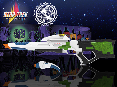 Nerf LMTD Star Trek: The Next Generation Nerf Starfleet Type 2 and 3 Phaser Electronic Motorized Blaster Set