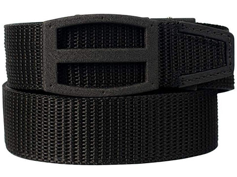 NexBelt PreciseFit� Titan BD Micro Adjustment Ratcheting Nylon Gun Belt (Color: Black w/ Powder Coat Granite Black Buckle)