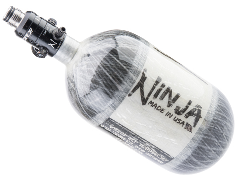 Ninja 4500 HPA System Carbon Fiber Tank w/ Ninja Pro V3 ACE Regulator (Size: 68 Cubic Inches)