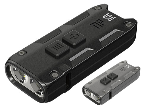 NiteCore TIP SE 700 Lumen USB-C Rechargeable Dual Core Metallic Keychain Flashlight 