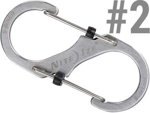 Nite Ize S-Biner� SlideLock� Stainless Steel Carabiner (Size: #2 / Stainless)