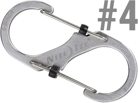 Nite Ize S-Biner� SlideLock� Stainless Steel Carabiner (Size: #4 / Stainless)