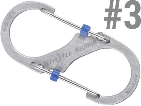 Nite Ize S-Biner Marine SlideLock Stainless Steel Carabiner (Size: #3)