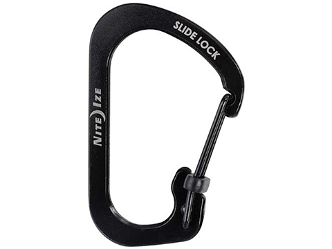 Nite Ize SlideLock� Stainless Steel Carabiner (Size: #4 / Black)