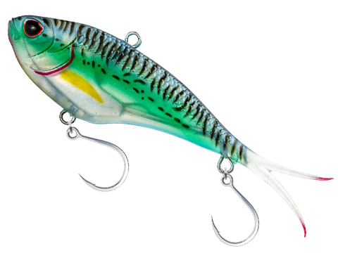 Nomad Design Vertrex Max Vibe Fishing Jig (Color: Silver Green Mackerel / 150mm)
