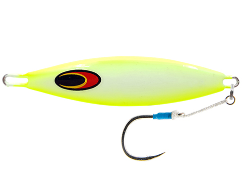 Nomad Design The Buffalo Slow Pitch Fishing Jig (Color: Chartreuse White Glow / 320g)