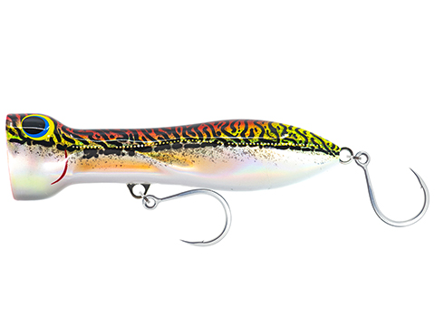 Nomad Design Chug Norris Popping Fishing Lure (Color: Chartreuse Orange Mackerel / 150)