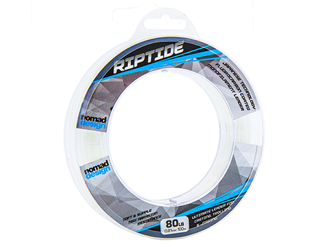 Nomad Design Riptide Flouro Coated Clear Mono Leader (Test: 100lb / 50m)