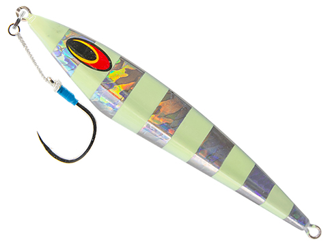 Nomad Design Ridgeback Fishing Jig (Color: Silver Glow Stripe / 200g)
