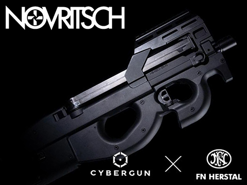 Novritsch / Cybergun FN Herstal Licensed SSR90 Airsoft AEG Sub Machine Gun (Type: Black / Exclude magazine)