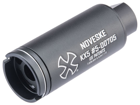 EMG Noveske KX5 Flash Hider w/ Built-In Spitfire Rechargeable Tracer (Color: Black / 14mm CCW)