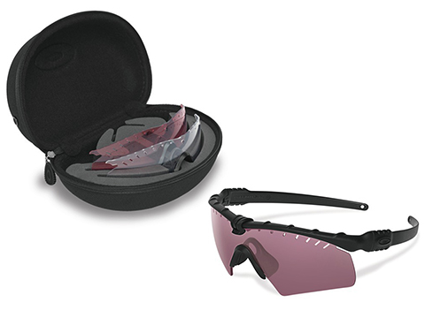 Oakley SI Ballistic M Frame 3.0 Strike Array Shooting Glasses (Color: Matte Black / Vented Clear, TR22, TR45 Prizm Lenses)
