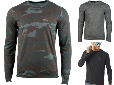 Oakley Link Long Sleeve T-Shirt (Size: Blackout / Large)