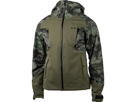 Oakley Soft Shell 10k Hooded Jacket (Color: Dark Brush / Small)