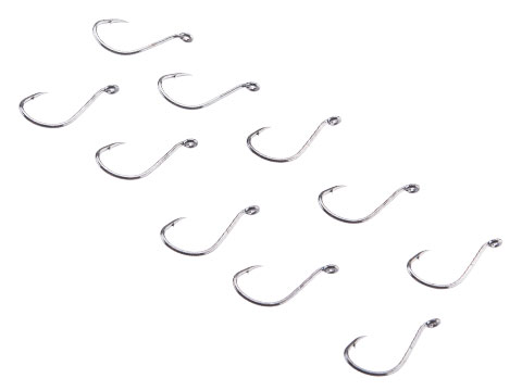Owner SSW All Purpose Hook with Forged Reversed Bend Shank Super Needle Point (Size: 8)