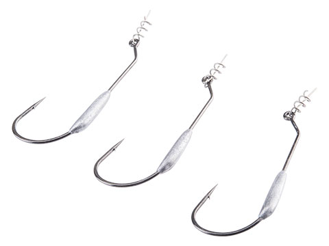 Owner Hooks Weighted Twistlock Light Fishing Hooks (Size: 5/0-3/32oz)