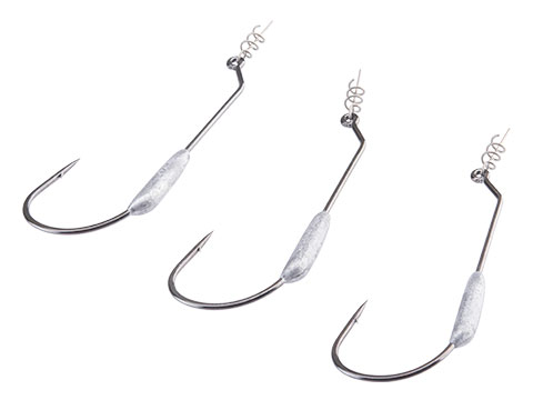 Owner Hooks Weighted Twistlock Light Fishing Hooks (Size: 6/0-3/32oz)