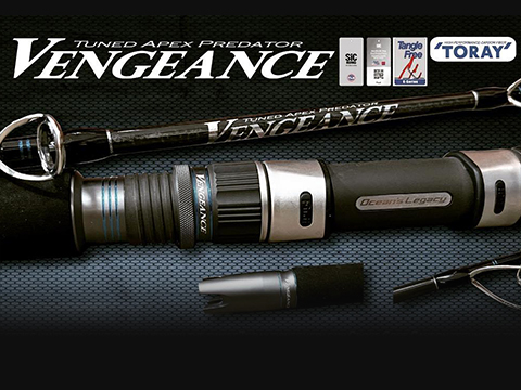 Ocean's Legacy Vengeance Apex Predator Series Fishing Rod 