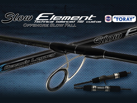 Ocean's Legacy Element Jigging Series Fishing Rod (Model: Deep Overhead / ELDJ-B601M)