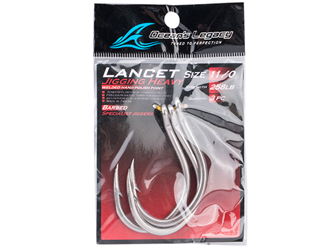 Ocean's Legacy Lancet Heavy Jigging Hook 