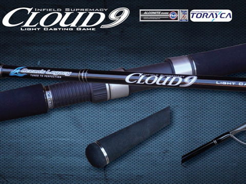 Ocean's Legacy Cloud 9 Light Casting Spinning Fishing Rod 