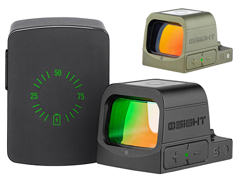 OLight Osight S 2 MOA Dot & 32 MOA Circle Reticle Reflex Sight w/ Charging Cover 