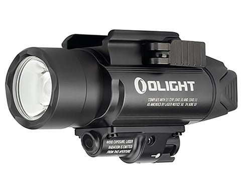 Olight Baldr Pro R Rechargeable Tactical Light with Green Laser (Color: Black)