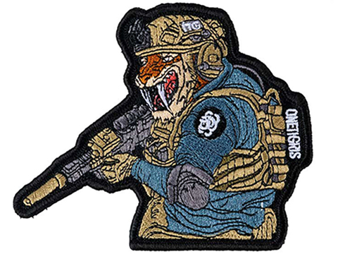 OneTigris Callsign Tigris Mascot Hook and Loop Patch