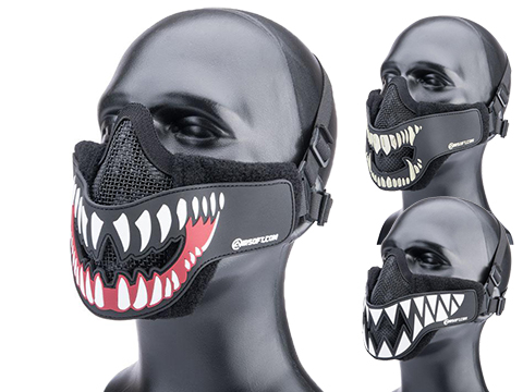 Airsoft.com x OneTigris FACE OFF Velcro Half Mask Set (Design: Version 2)