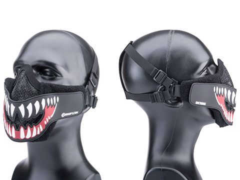 Airsoft.com x OneTigris FACE OFF Velcro Half Mask Set (Design: Version 1)