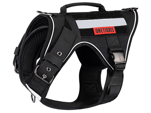 OneTigris FIRE TANKER K9 Dog Harness (Color: Black / Large)