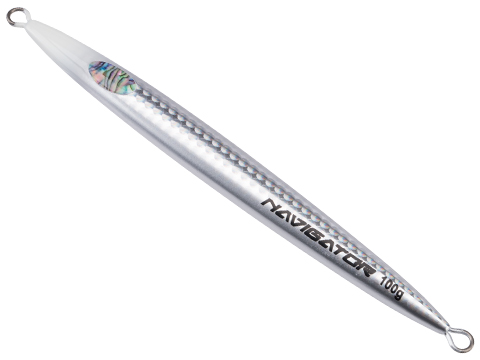 OniWorks Navigator Semi-Long Fishing Jig (Color: Silver Glow / 100g)