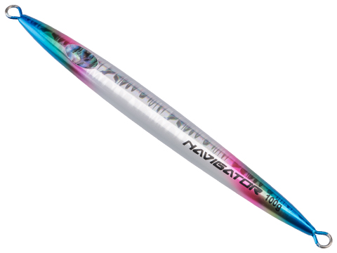 OniWorks Navigator Semi-Long Fishing Jig (Color: Titanium / 100g)