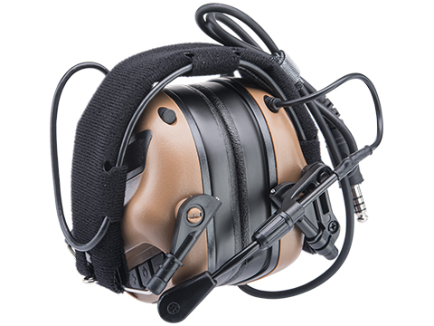 Earmor M32 MOD3 Tactical Communications Headset (Color: Coyote Brown)