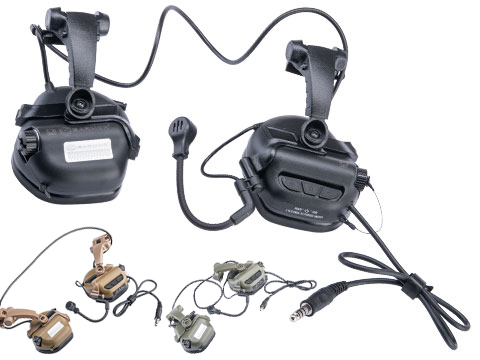 Earmor M32X Mark 3 Tactical Communications Headset for FAST Style ARC Rails 