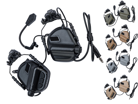 Earmor M32H MOD3 Tactical Communication Hearing Protector for Team Wendy Helmet Rails (Color: Black)