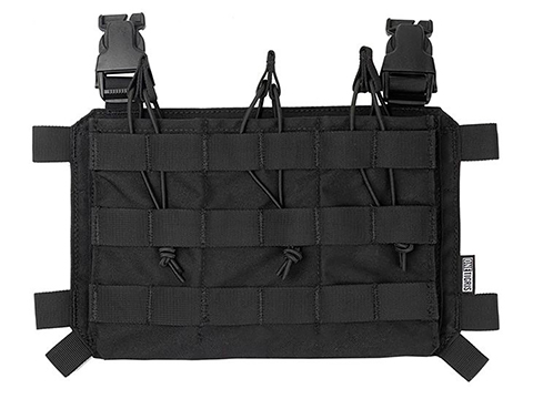 OneTigris Tactical Placard for Chest Rigs and Plate Carriers (Model: Model 03 / Black)