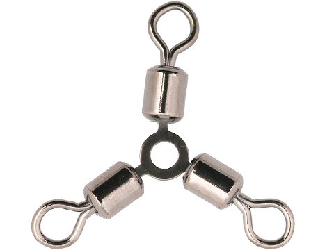 Owner Pro Parts - Stainless Steel w/ Black Chrome 3 Way Swivel (Size: #12 - 21 lb / 7 Pack)