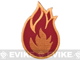 Mil-Spec Monkey Fireball Hook and Loop Patch - Fire