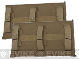 Avengers MOLLE Side Panel for Airsoft Plate Carriers (Color: Coyote Brown / Large)