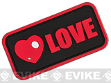 Epik Panda Love PVC Rubber Hook and Loop Morale Patch