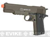 Cybergun Colt Licensed M1911A1 Full Size Airsoft Spring Pistol w/ Metal Slide (Color: Tan)