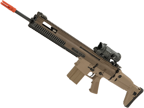 FN Herstal Licensed Full Metal SCAR-H Airsoft AEG Rifle by WE-Tech (Color: Tan / SSR)
