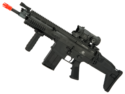 Cybergun FN Herstal SCAR-H CQB Licensed MK17 Gas Blowback Airsoft Rifle by VFC (Color: Black)