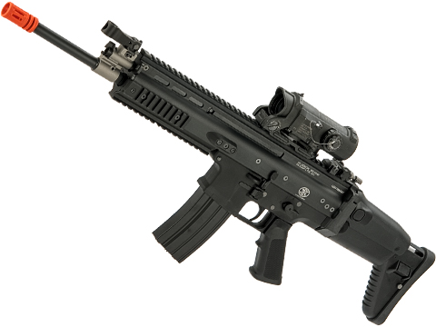 FN Herstal Licensed Full Metal SCAR-L Airsoft AEG Rifle by WE-Tech (Color: Black / Carbine)