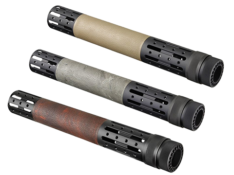 Hogue AR-15/M-16 Extended Length Free Float Forend with OverMolded Gripping Area (Color: Flat Dark Earth)