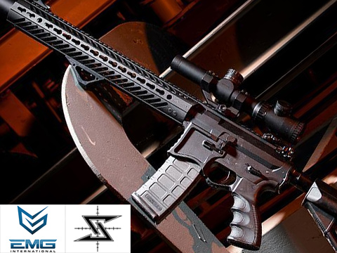 EMG Seekins Precision Licensed AR-15 SP223 Advanced Airsoft M4 AEG Rifle w/ G2 Gearbox (Color: Black / Keymod)