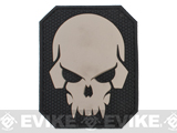 Mil-Spec Monkey Pirate Skull - Large PVC Morale Patch (Color: SWAT)